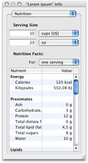 Nutrition Inspector